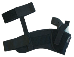 Uncle Mike's Ankle Right-Hand Ankle Holster for Medium/Large Autos in Black (3.25" - 3.75") - 8816