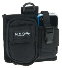 Drago Black Recon Camera Utility and Phone Case 600 Denier Polyester 16303BL