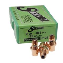 Sierra Sports Master Bullets 9MM Cal 90 Grain Jacketed Hollow Point 100/Box 8100