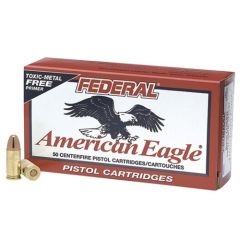 Federal Cartridge American Eagle 9mm Total Metal Jacket, 147 Grain (50 Rounds) - AE9N2