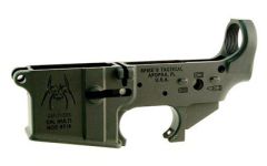 Spike's Tactical Stls019 Spider, Stripped Lower, Semi-automatic, 223 Rem/556nato, Black, Non-color Stls019