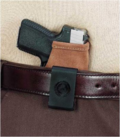Galco International Stow-N-Go Right-Hand IWB Holster for Glock 26, 27, 33 in Natural (1.75") - STO286