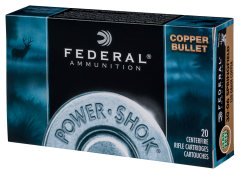 Federal Cartridge Power-Shok .308 Winchester/7.62 NATO Copper, 150 Grain (20 Rounds) - 308150LFA