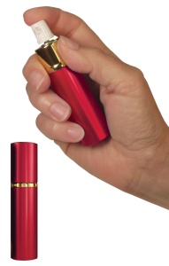 Eliminator LSPS14R Hot Lips Pepper Spray Lipstick Tube .75 oz Sprays 10ft Red