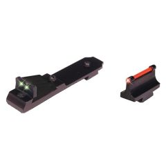 Truglo Fiber Optic Rifle Sight Set For the Ruger 10/22 - Front Red, Rear Green TG111W