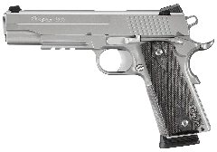Sig Sauer 1911 Full Size SSS CA Compliant .45 ACP 8+1 5" 1911 in Stainless (Blackwood Grip) - 1911R45SSSCA