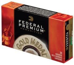 Federal Cartridge Gold Medal Target .338 Lapua Magnum Sierra MatchKing BTHP, 300 Grain (20 Rounds) - BM338LM2