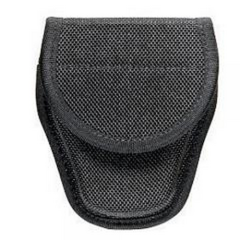 Bianchi Covered Handcuff Case in Black Ballistic Weave - 23012