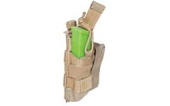5.11 Tactical Double Pistol Bungee Magazine Pouch in Sandstone - 56155