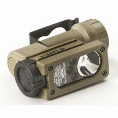 Sidewinder Compact -Coyote   Red, Blue, IR LEDs includes helmet mount and CR123A lithium battery. Blister