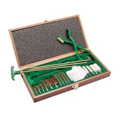 Remington Sportsman Cleaning Kit w/Wooden Box/Ramrod/Brushes/Patches & Swabs 19054
