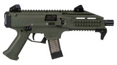 CZ Scorpion EVO 3 S1 9mm 20+1 7.7" Pistol in OD Green - 91355