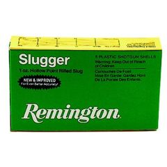Remington Slugger .12 Gauge (2.75") Slug LEAD (5-Rounds) - S12SRS