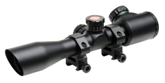 Truglo Tru-Brite 4x32x32mm Riflescope in Black (Illuminated Mil-Dot, 3 Color) - TG8504TL