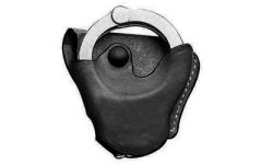 Desantis Gunhide Cuff Case Handcuff Pouch in Black Leather -