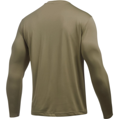 Under Armour Tech Men's Long Sleeve Shirt in Federal Tan - Large
