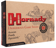 Hornady Dangerous Game Solid .500-416 Nitro Express Dangerous Game Solid, 400 Grain (20 Rounds) - 82682
