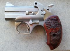 Bond Arms Patriot Defender .410/.45 Long Colt 2-Shot 3" Derringer in Stainless - BAPA45/410