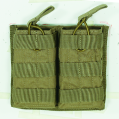 M4/M16 Open Top Mag Pouch w/ Bungee System Color: Coyote Magazine Capacity: Double