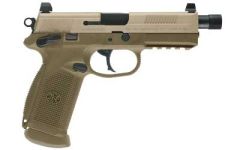 FN Herstal FNX-45 Tactical .45 ACP 15+1 5" Pistol in Flat Dark Earth (Cold Hammer-Forged Threaded Barrel) - 66968