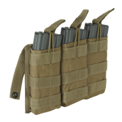 M4/M16 Open Top Mag Pouch w/ Bungee System Color: VTC Magazine Capacity: Triple