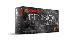Barnes Bullets Precision Match .338 Lapua Magnum Open Tip Match, 300 Grain (20 Rounds) - 30728