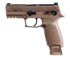 Sig Sauer P320 M18 9mm 17+1 3.90" 1911 in Coyote PVD - 320CA9M18MS