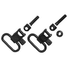 Uncle Mike's 1" Quick Detach Sling Swivels For Some 20 Gauge Shotguns Black Steel 15972