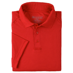 5.11 Tactical Performance Men's Short Sleeve Polo in Range Red - X-Large
