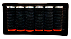 Grovtec Usa Inc Cartridge Slide Holder For Shotgun Magazine Pouch in Black Smooth Elastic/Nylon - GTAC87