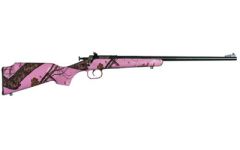Crickett KSA2161 Single Shot Bolt 22 Long Rifle (LR) 16.12" 1 Synthetic Mossy Oak Pink Blaze Stk Blued