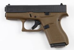 Glock 42 .380 ACP 6+1 3.25" Pistol in Gas Nitride - UI4250201DE