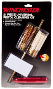 Winchester 21 Piece Universal Pistol Cleaning Kit 363059