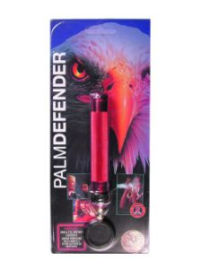 Asp Palm Defender Pepper Spray, 1.8 Oz., With Heat, Red Finish 54953