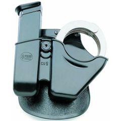Fobus USA Paddle Cuff Case Handcuff/Magazine in Black Smooth Plastic - CU9