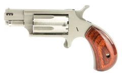 North American Arms Ported Snub .22 Long Rifle/.22 Winchester Magnum 5+1 1.125" Pistol in Stainless - NAA22MSC-P