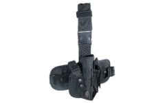 Leapers, Inc. - Utg Special Ops Universal Leg Holster, Fits Most Large Autos, Right Hand, Black Finish Pvc-h178b - PVC-H178B