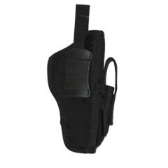 Blackhawk Holster W/ Magazine Pouch Holster/Mag Pouch Combo in Black Textured Nylon - 40AM05BK