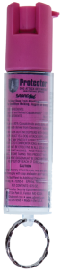Sabre SRPNBCPKR02 Protector Dog Pepper Spray 14 Bursts .75oz 12ft w/KeyRing Pink