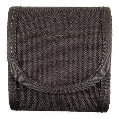 Uncle Mike's Folding Rifle Cartridge Pouch in Black Textured Nylon - 8845