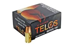 G2 Research 9mm Copper Hollow Point, 92 Grain (20 Rounds) - TELOS 9MM+P