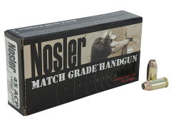 Nosler Bullets .45 ACP Jacketed Hollow Point, 185 Grain (50 Rounds) - 51271