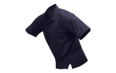 Vertx Coldblack Men's Short Sleeve Polo in Navy - Medium