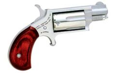 North American Arms Mini-Revolver .22 Winchester Magnum 5-Shot 1.125" Revolver in Stainless - NAA-22MS-GRB