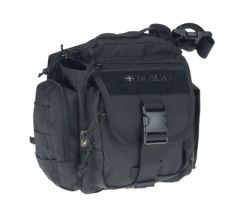 Drago Gear Officer Shoulder Bag in Black 840D Nylon - 15302BL