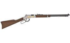 Henry H004SAT Golden Boy 2nd Amendment Tribute Lever 22 Short/Long/Long Rifle 20" 16 LR/21 Short American Walnut Stk Silver