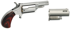 North American Arms Ported .22 Winchester Magnum 5-Shot 1.62" Revolver in Stainless (Ported) - NAA22MP