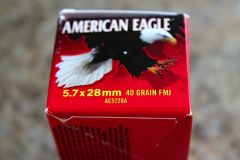 Federal Cartridge 5.7X28 Full Metal Jacket, 40 Grain (50 Rounds) - AE5728A