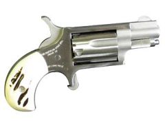 North American Arms Mini-Revolver .22 Long Rifle 5-Shot 1.125" Revolver in Fired Case/Stainless - NAA-22LRGSTG