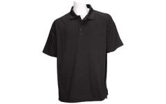 5.11 Tactical Performance Men's Short Sleeve Polo in Black - X-Large